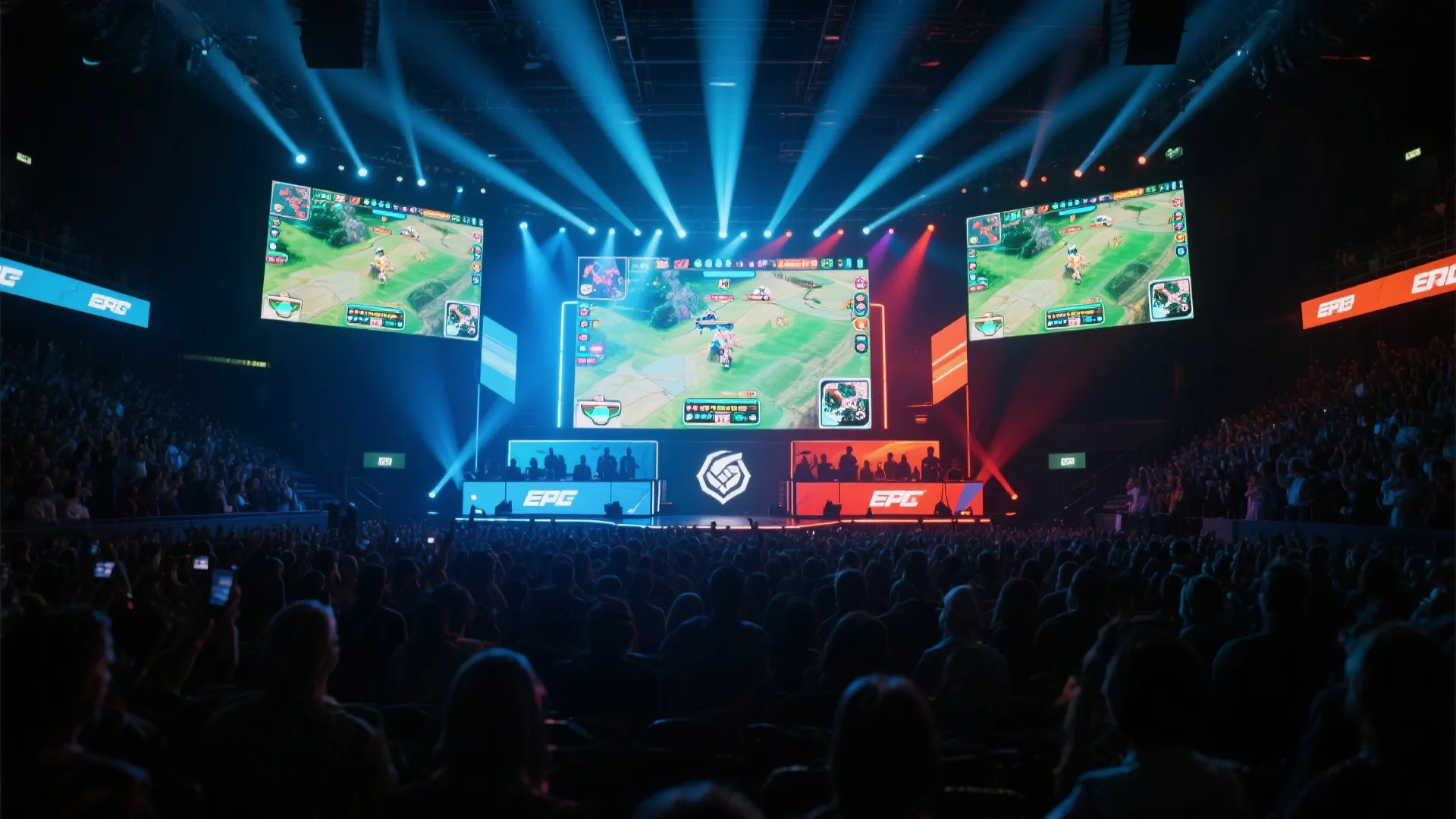 英雄联盟赛事现场