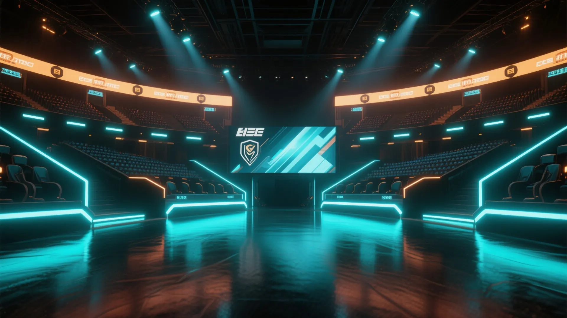 英雄联盟电竞赛事现场