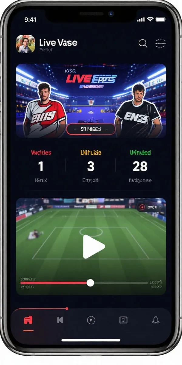 英雄联盟直播App界面